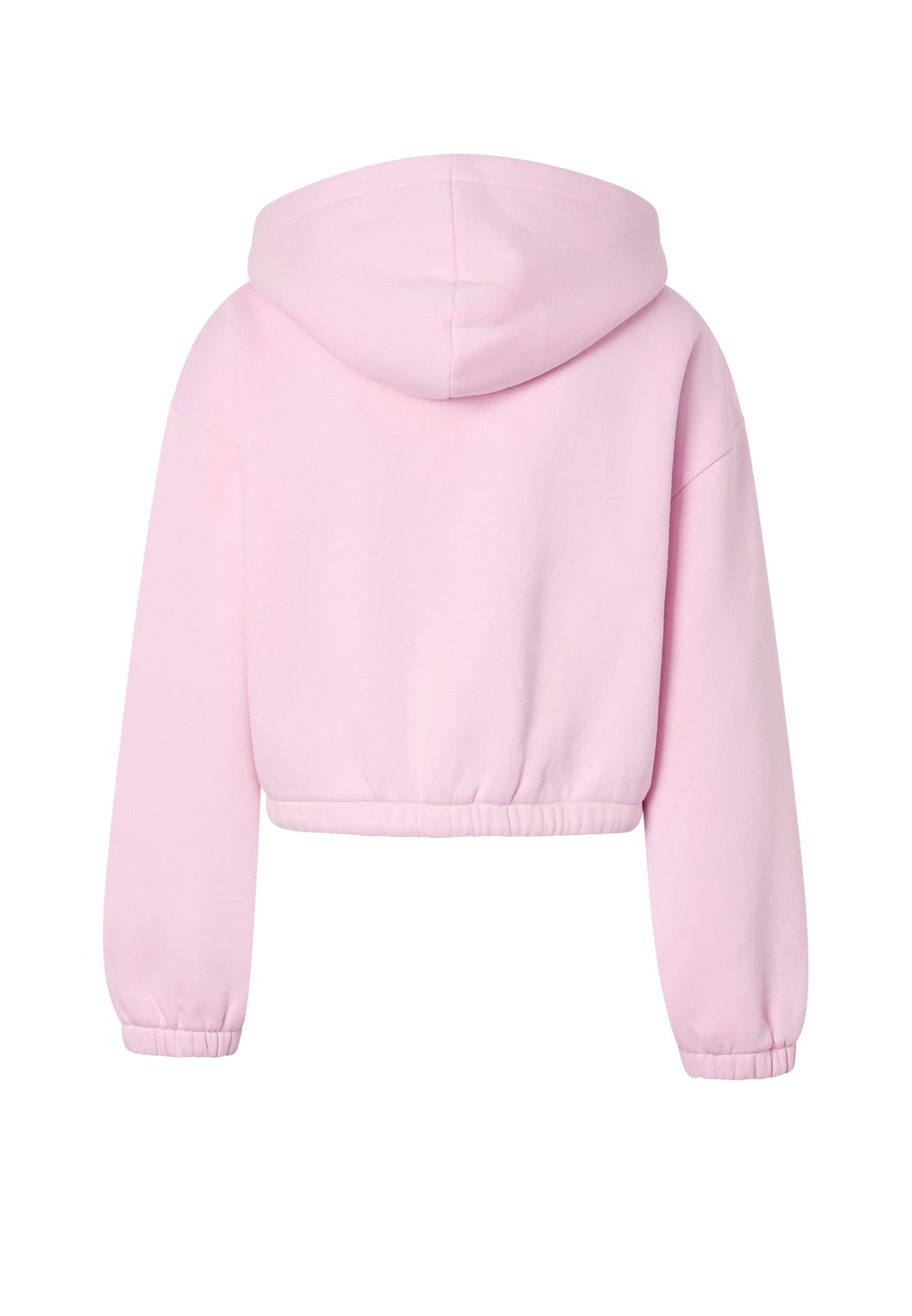Veste fluffy femme MF471 rose poudré - vue de dos