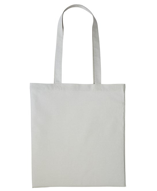 Tote bag RL100 gris pastel - vue de face